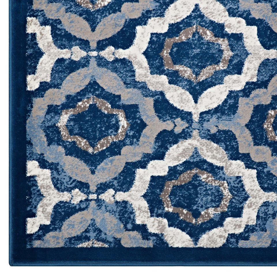 Kalinda Rustic Vintage Moroccan Trellis Area Rug by Modway