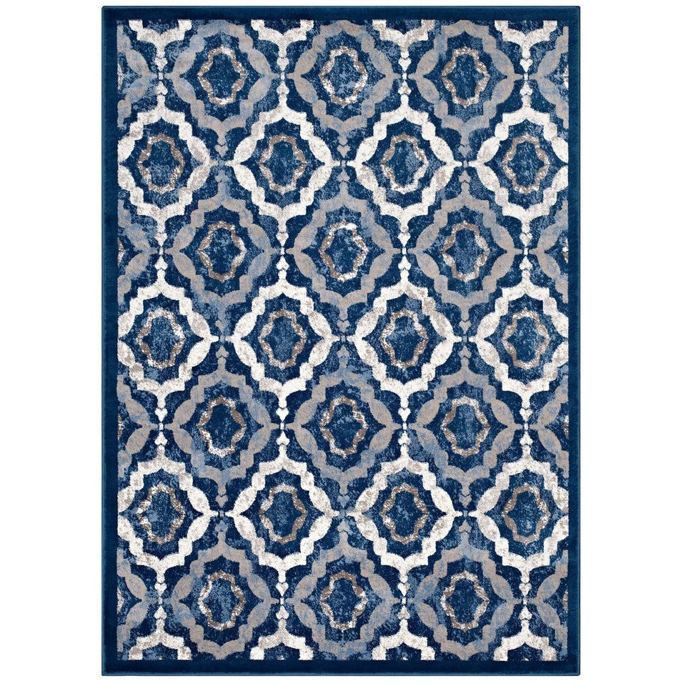 Kalinda Rustic Vintage Moroccan Trellis Area Rug by Modway