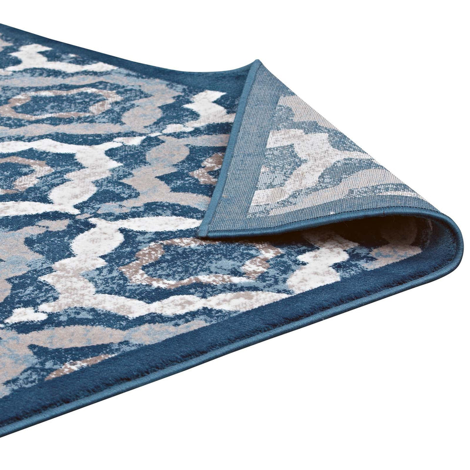 Kalinda Rustic Vintage Moroccan Trellis Area Rug by Modway