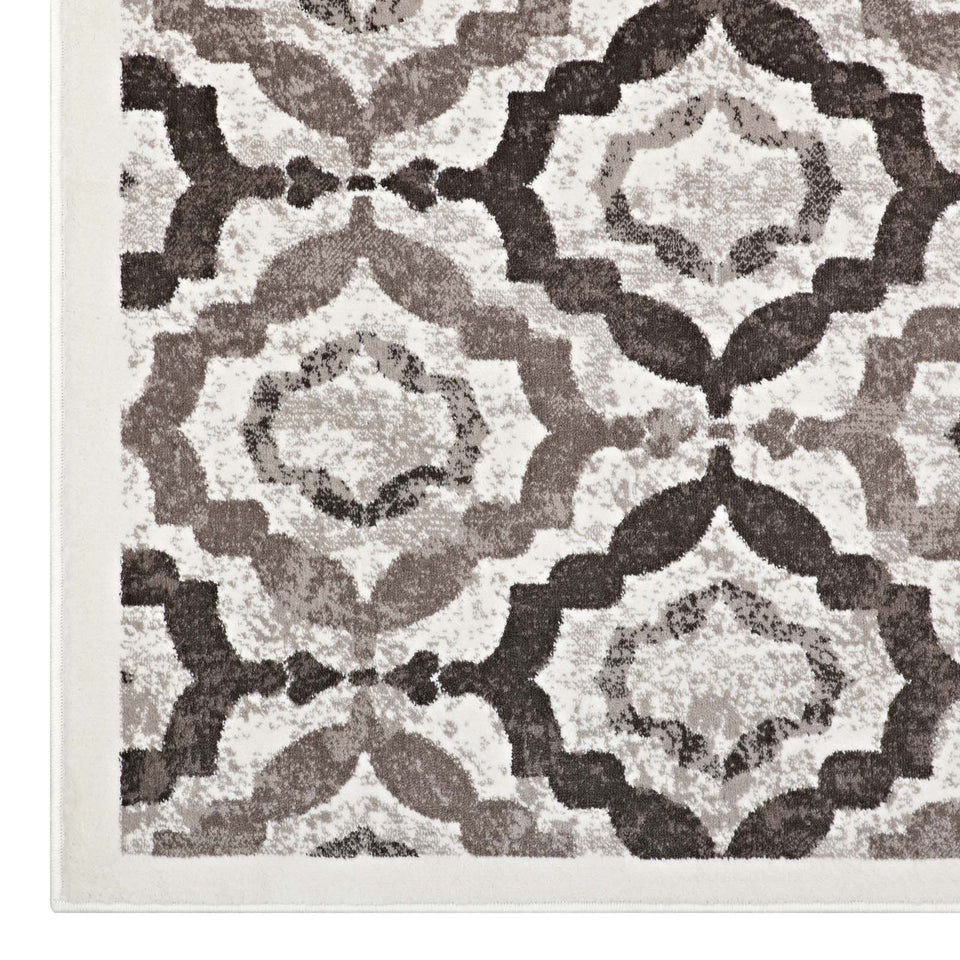 Kalinda Rustic Vintage Moroccan Trellis Area Rug by Modway
