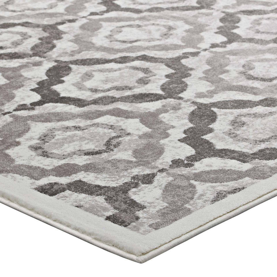 Kalinda Rustic Vintage Moroccan Trellis Area Rug by Modway