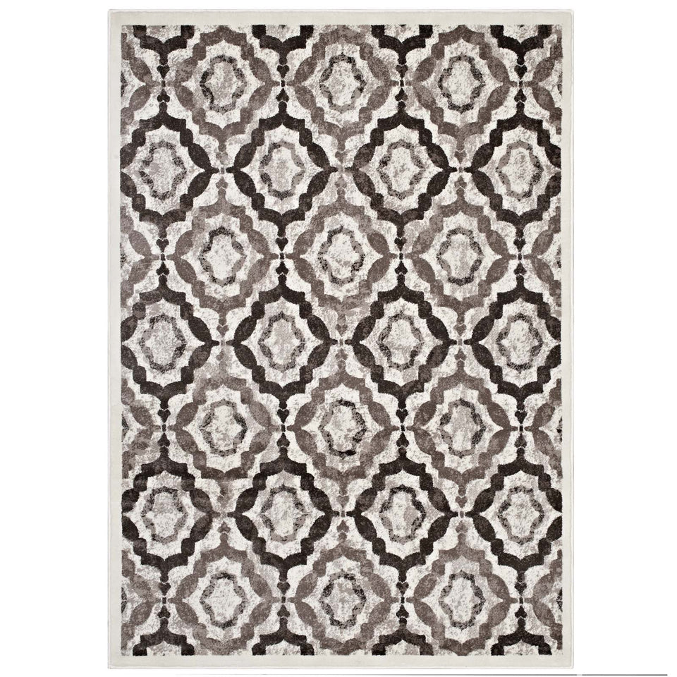 Kalinda Rustic Vintage Moroccan Trellis Area Rug by Modway