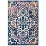 Ivory Dark Blue Multicolored