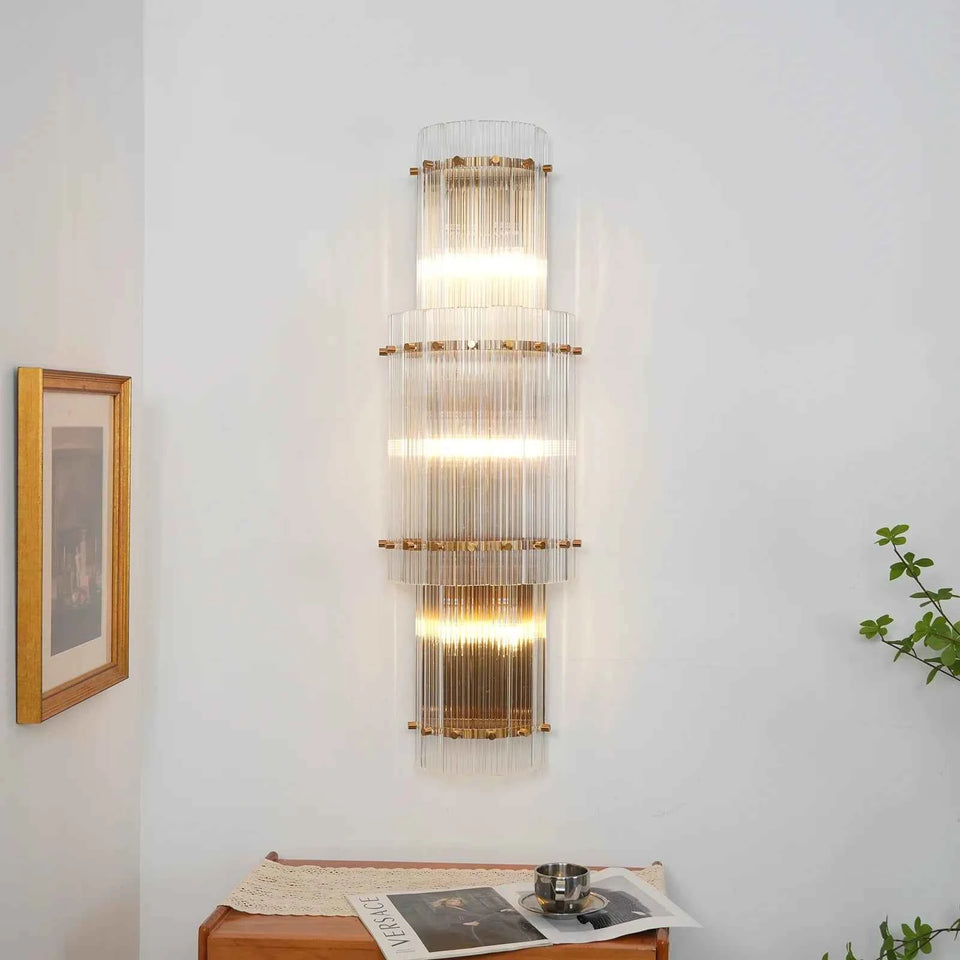 Rectangular San Marco Grand Round Wall Sconces