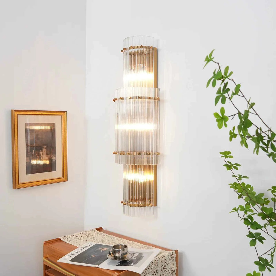 Rectangular San Marco Grand Round Wall Sconces