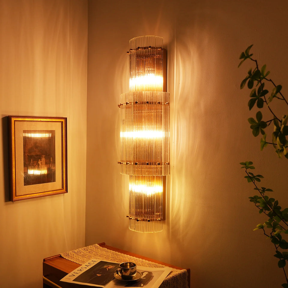 Rectangular San Marco Grand Round Wall Sconces