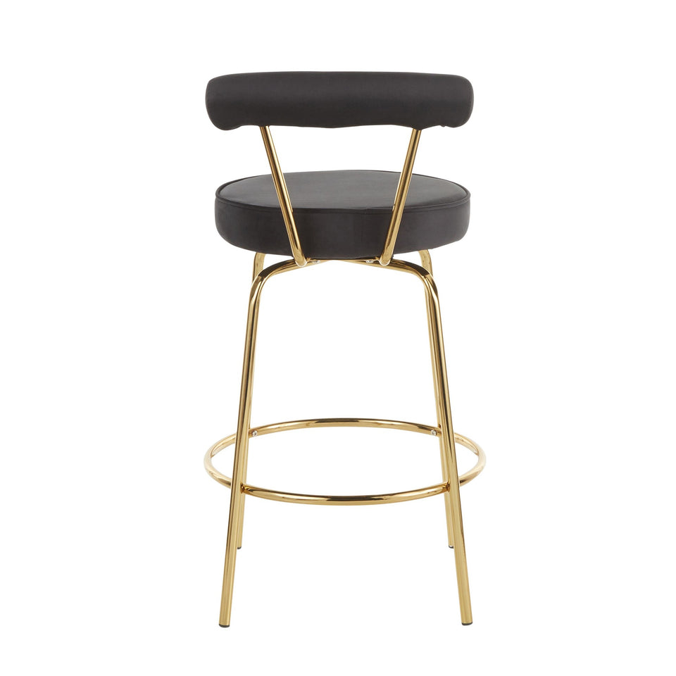 Rhonda 26" Fixed-Height Counter Stool - Set of 2