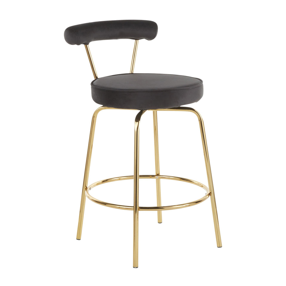 Rhonda 26" Fixed-Height Counter Stool - Set of 2