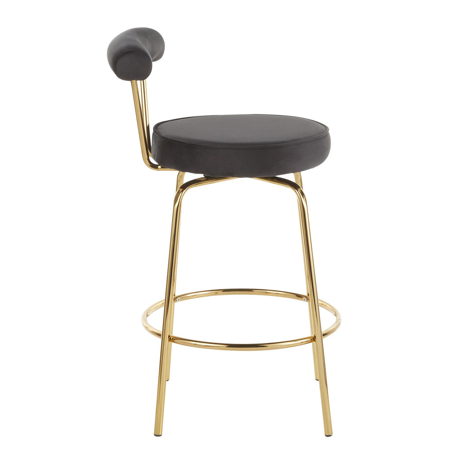 Rhonda 26" Fixed-Height Counter Stool - Set of 2