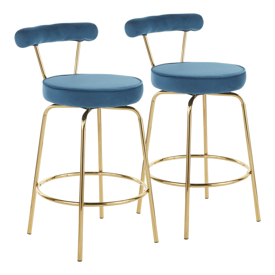 Rhonda 26" Fixed-Height Counter Stool - Set of 2