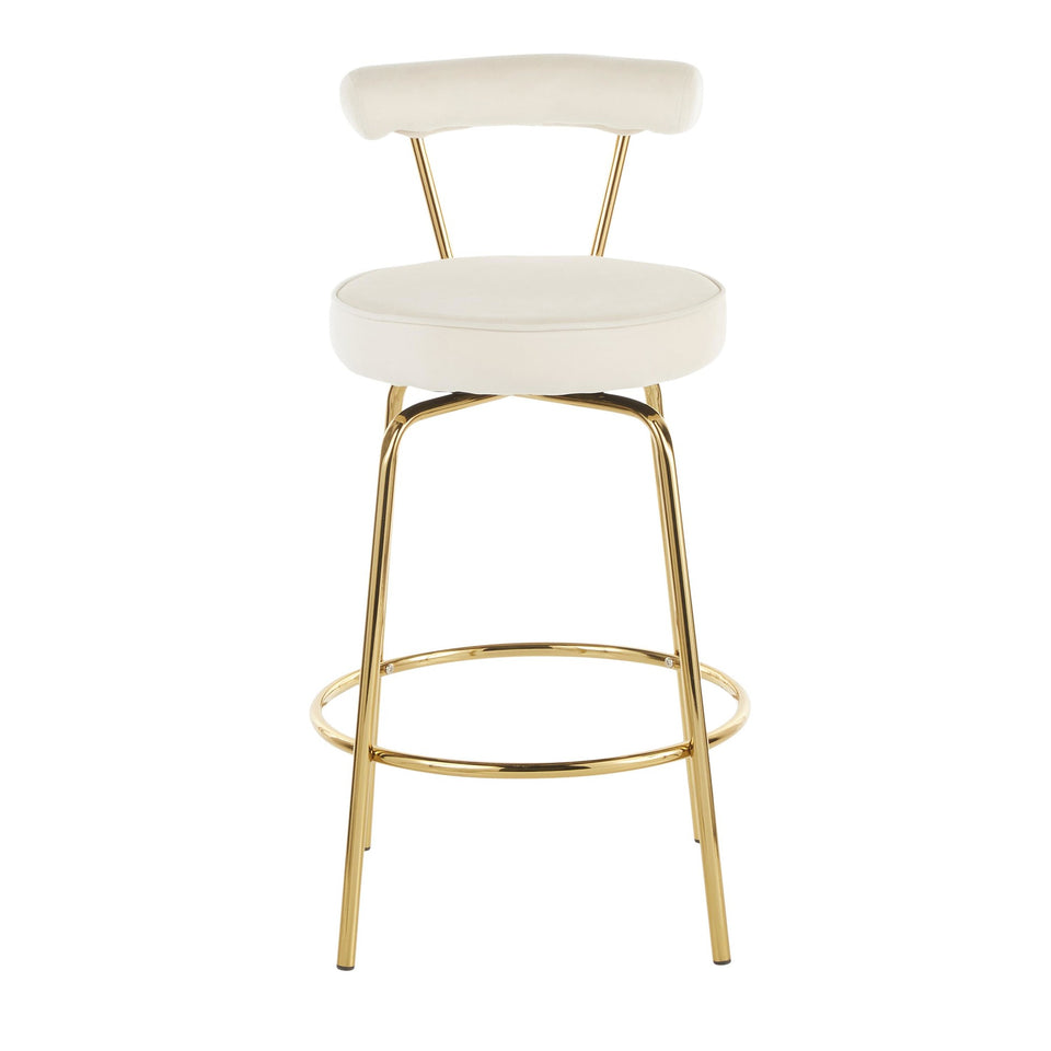 Rhonda 26" Fixed-Height Counter Stool - Set of 2