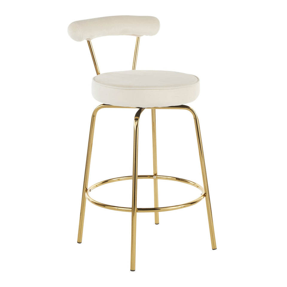 Rhonda 26" Fixed-Height Counter Stool - Set of 2