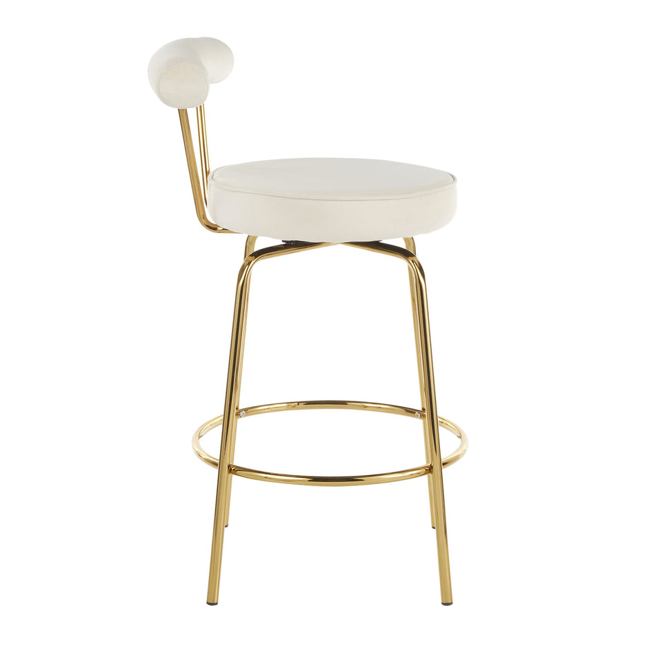 Rhonda 26" Fixed-Height Counter Stool - Set of 2