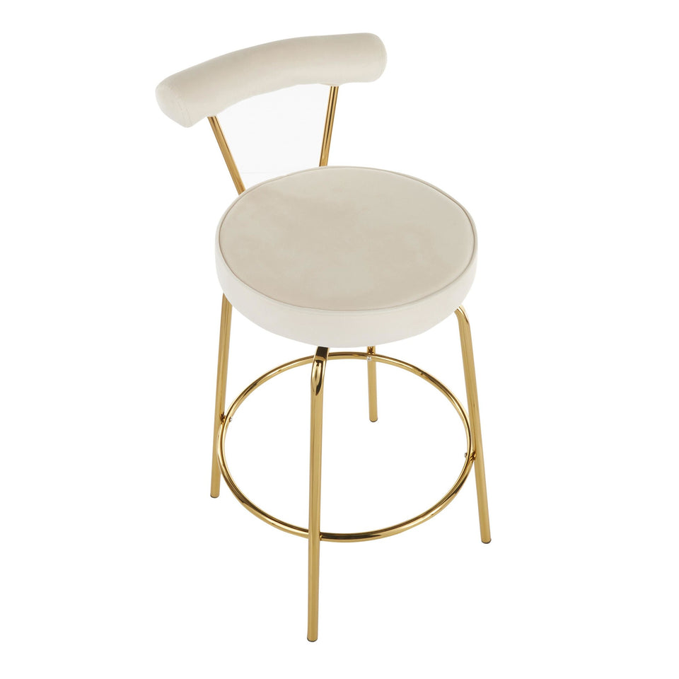 Rhonda 26" Fixed-Height Counter Stool - Set of 2