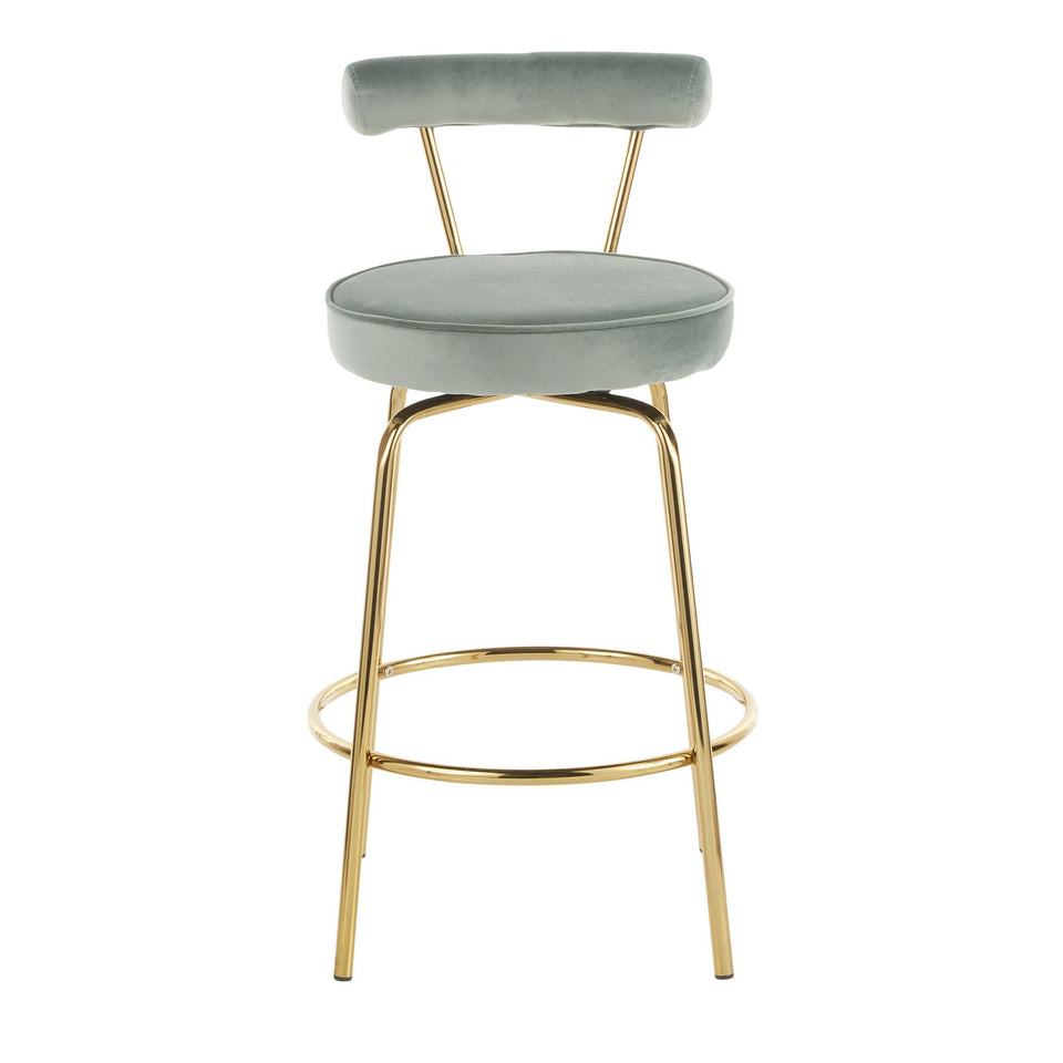 Rhonda 26" Fixed-Height Counter Stool - Set of 2