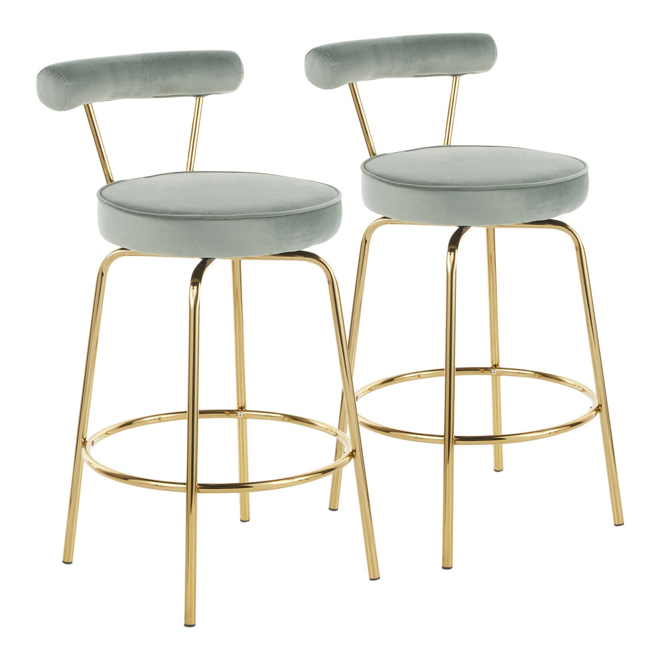 Rhonda 26" Fixed-Height Counter Stool - Set of 2