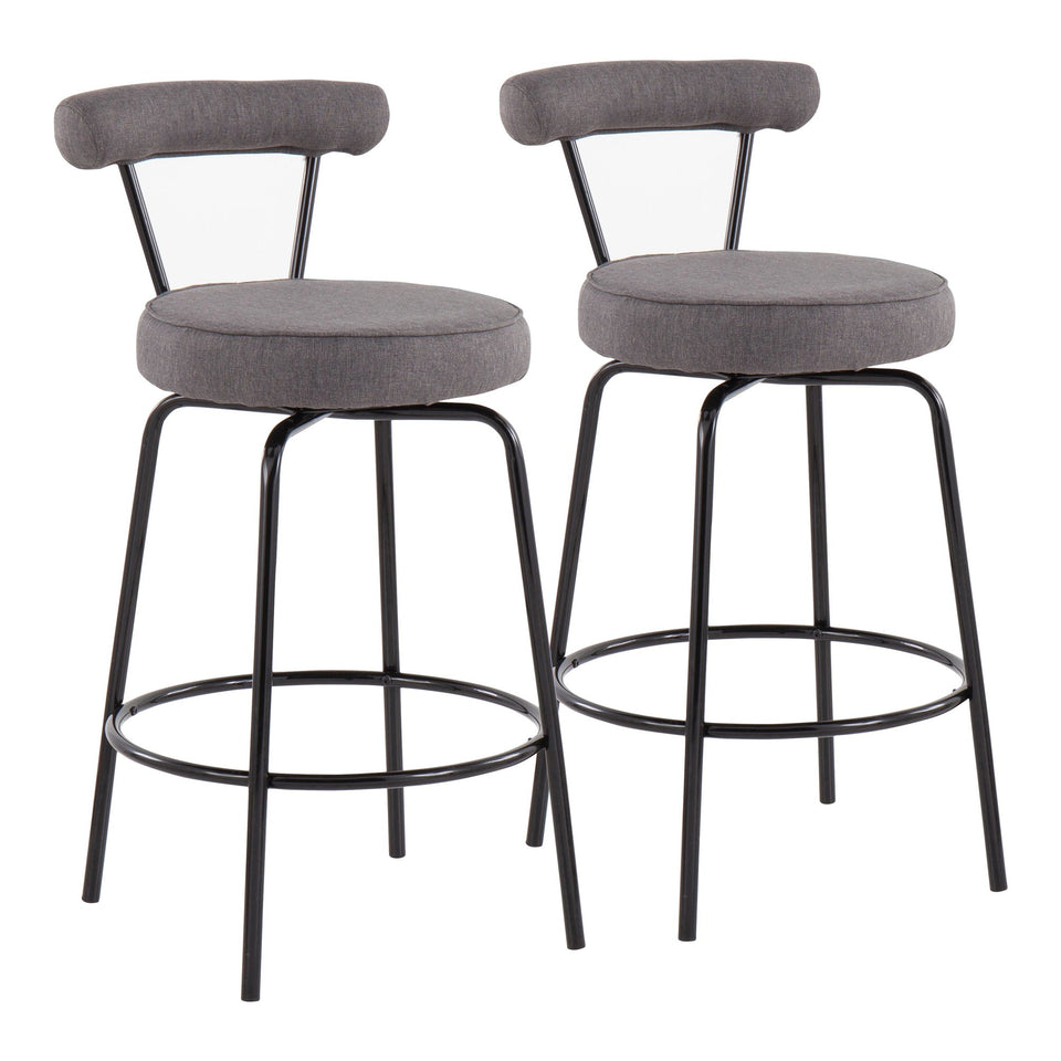 Rhonda 26" Fixed-Height Counter Stool - Set of 2