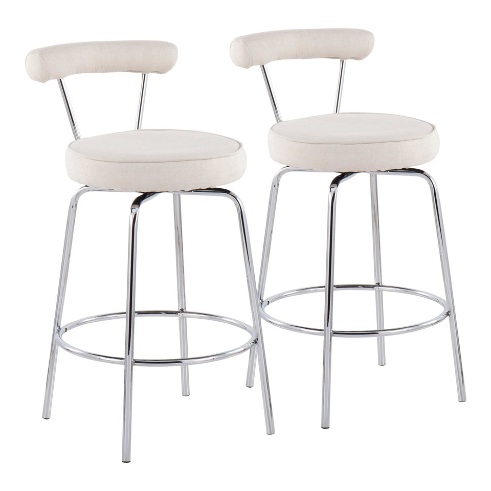 Rhonda 26" Fixed-Height Counter Stool - Set of 2
