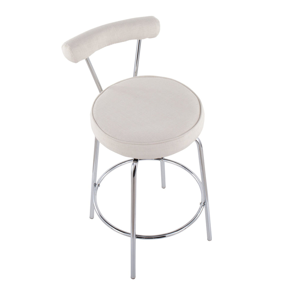 Rhonda 26" Fixed-Height Counter Stool - Set of 2
