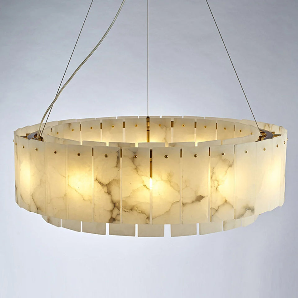 Rock Alabaster Chandelier