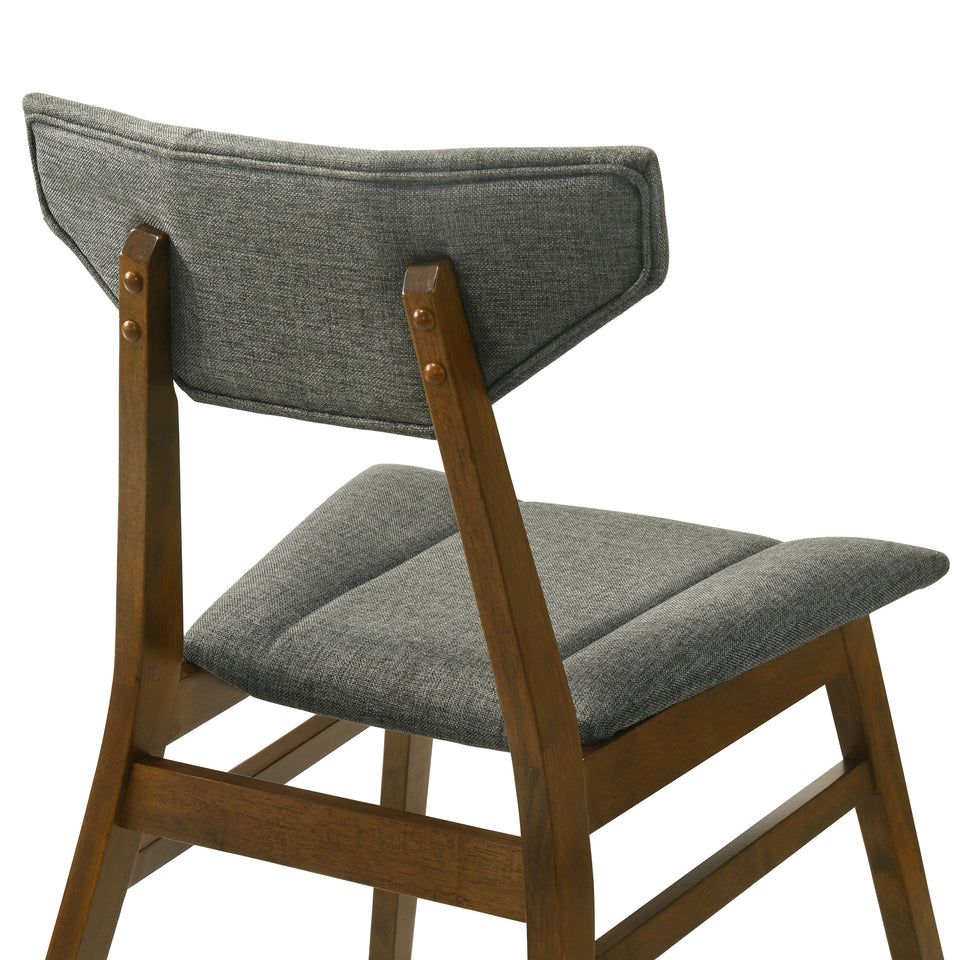 Amaris 5-Piece Walnut Dining Set