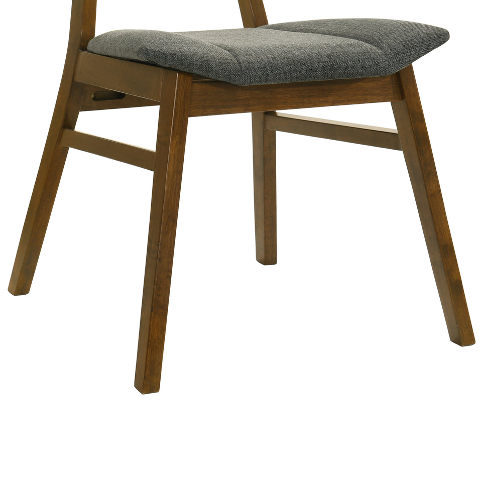 Amaris 5-Piece Walnut Dining Set