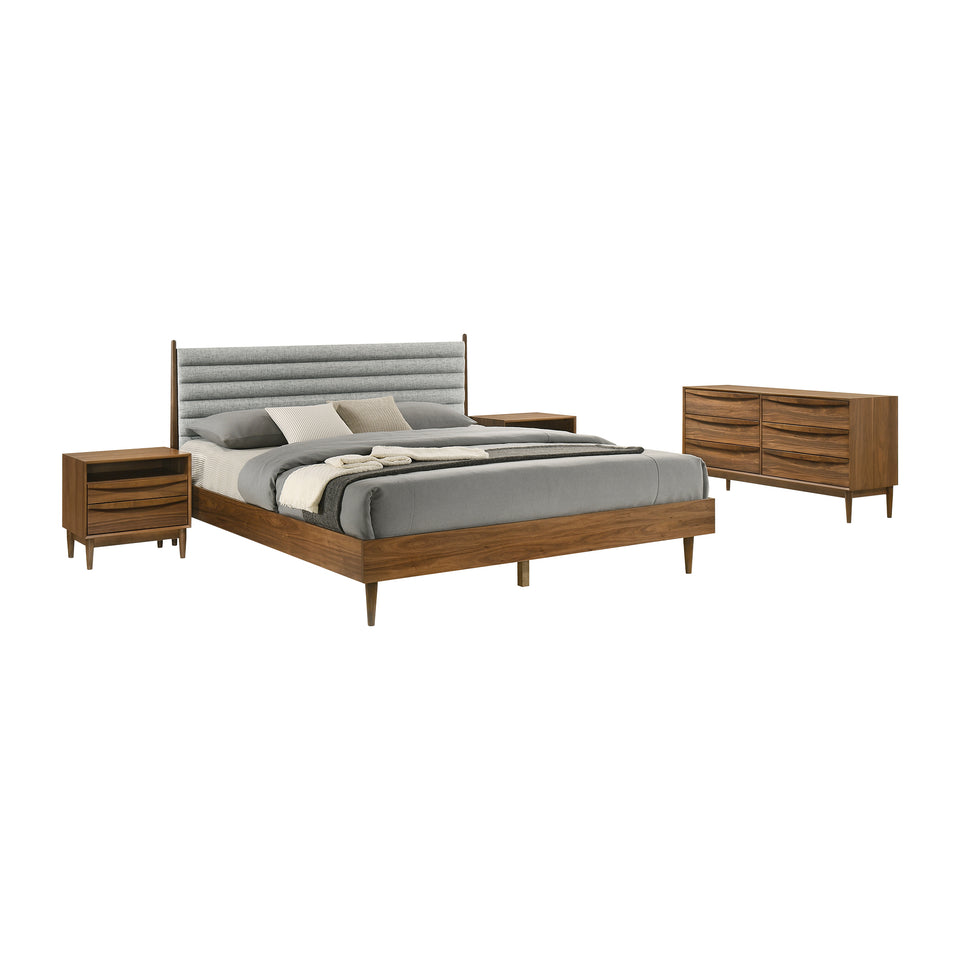 Artemio King 4 Piece Wood Bedroom Set