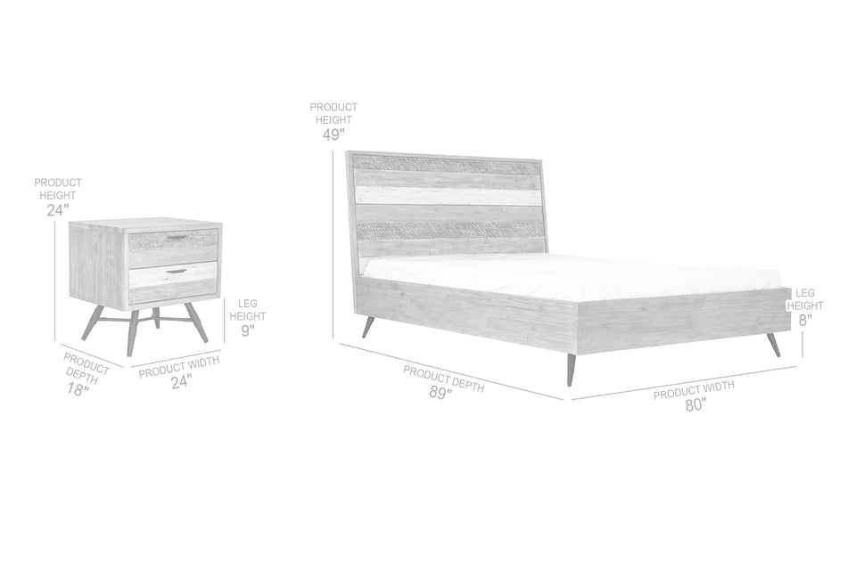 Bridges 3 Piece King Bedroom Set
