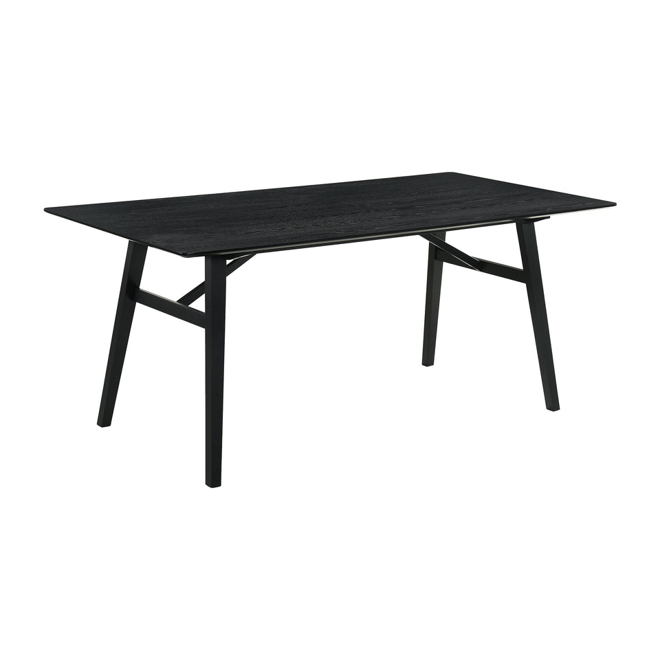 Channell 5 Piece Wood Dining Table Set with Benches