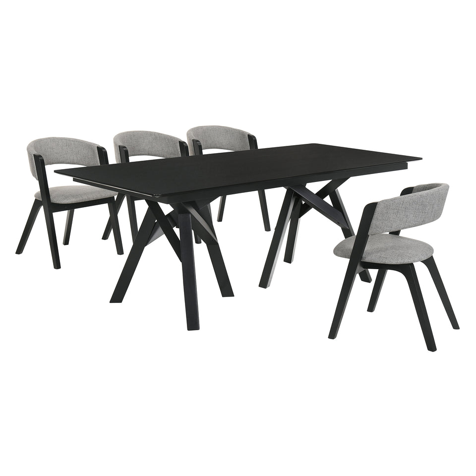 Cortina and Rowan 5 Piece Dining Set