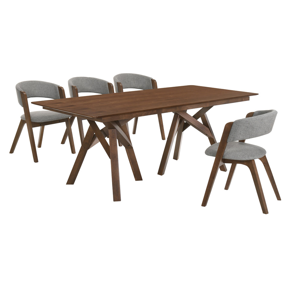 Cortina and Rowan 5 Piece Dining Set