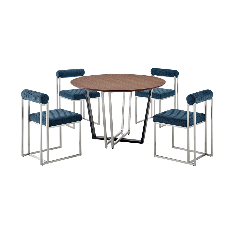 Joana Anastasia 5 Piece Dining Table Set