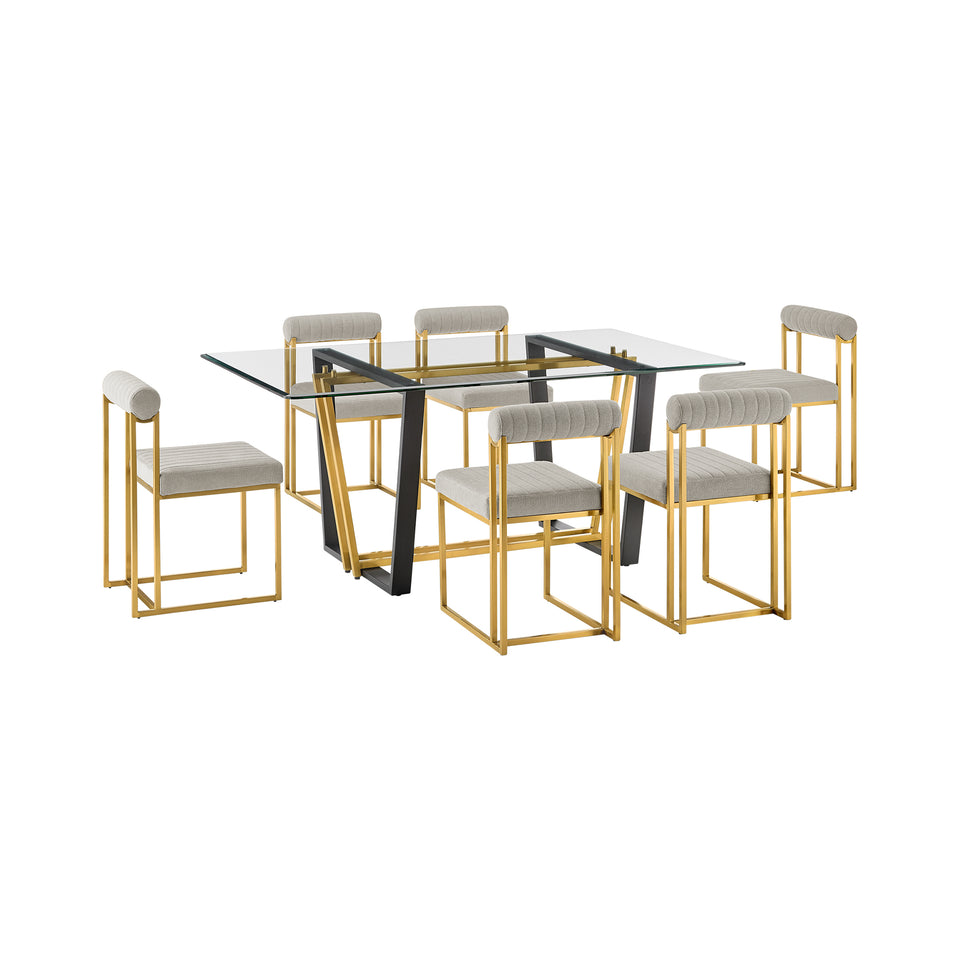 Kai Anastasia 7 Piece Dining Table Set