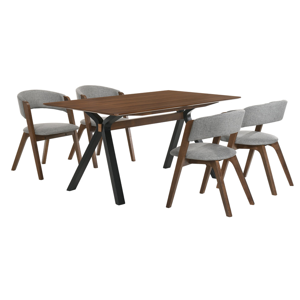 Laredo and Rowan 5 Piece Dining Set