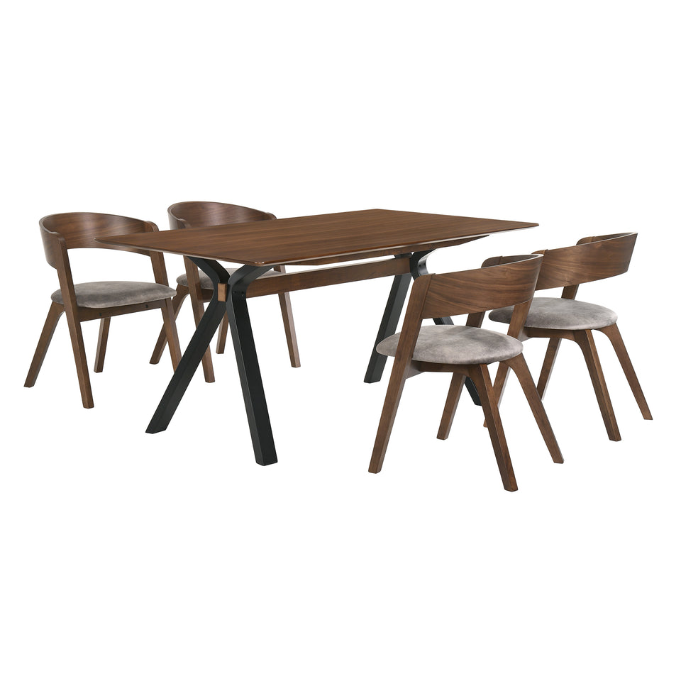 Laredo and Jackie 5 Piece Dining Set