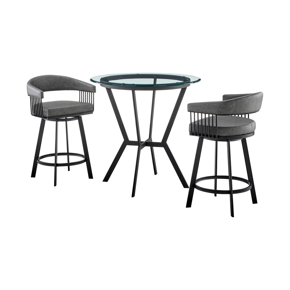 Naomi and Chelsea 3-Piece Dining Set