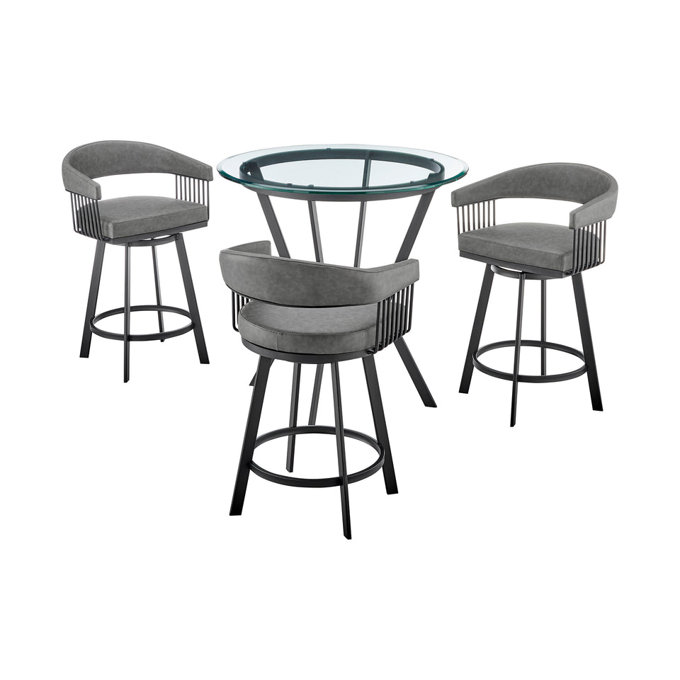 Naomi and Chelsea 4-Piece Dining Set