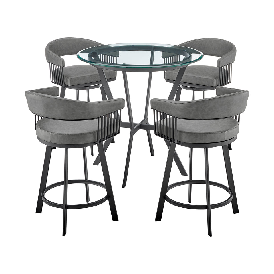 Naomi and Chelsea 5-Piece Dining Set