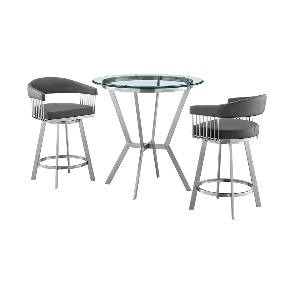 Naomi and Chelsea 3-Piece Dining Set