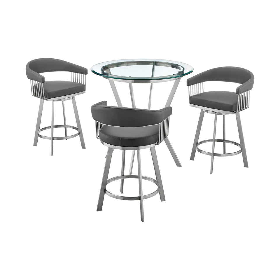 Naomi and Chelsea 4-Piece Dining Set