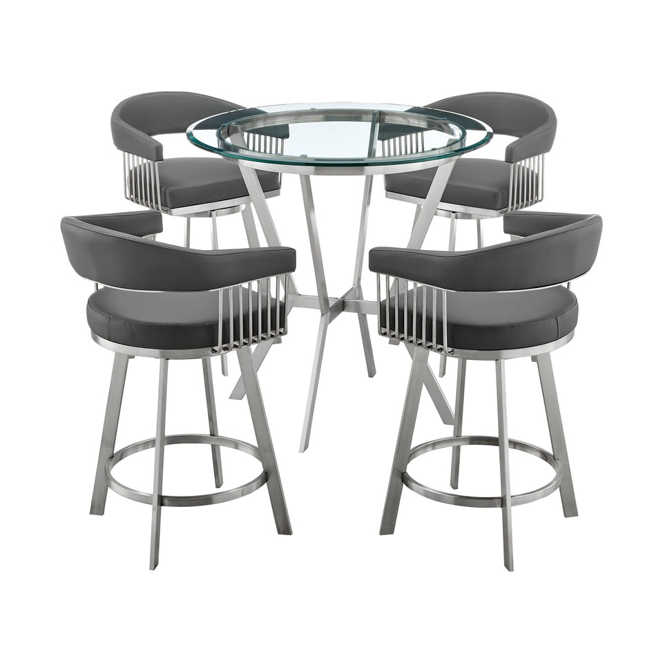 Naomi and Chelsea 5-Piece Dining Set