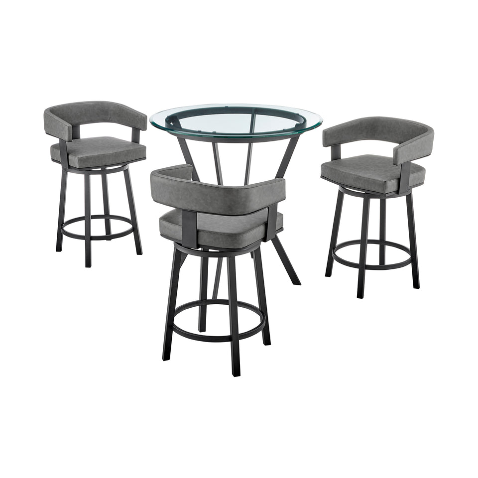 Naomi and Lorin 4-Piece Dining Set