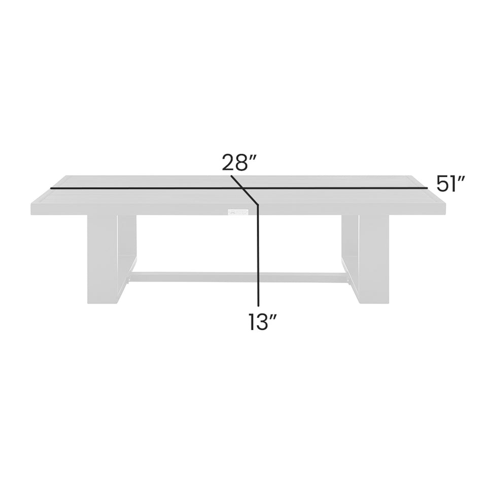 Alegria Aluminum Outdoor Coffee Table