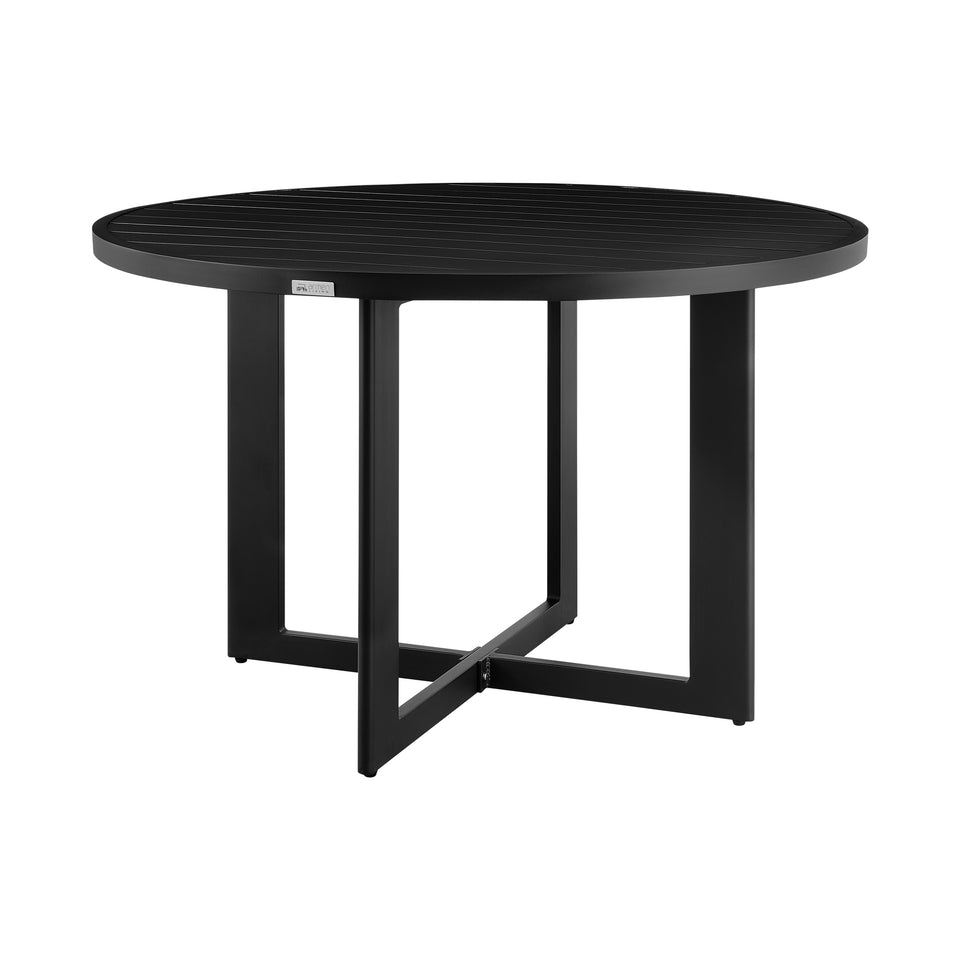 Cayman Outdoor 5-Piece Round Dining Table Set