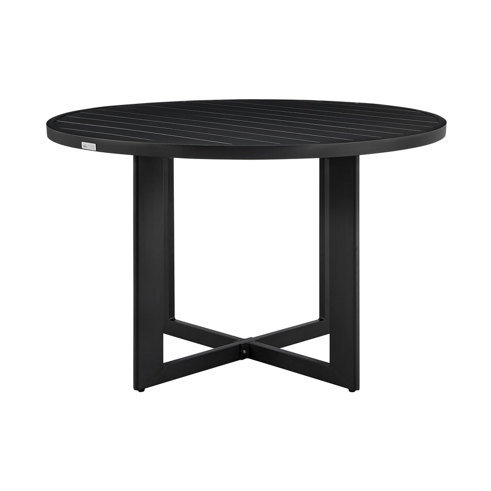 Cayman Outdoor 5-Piece Round Dining Table Set
