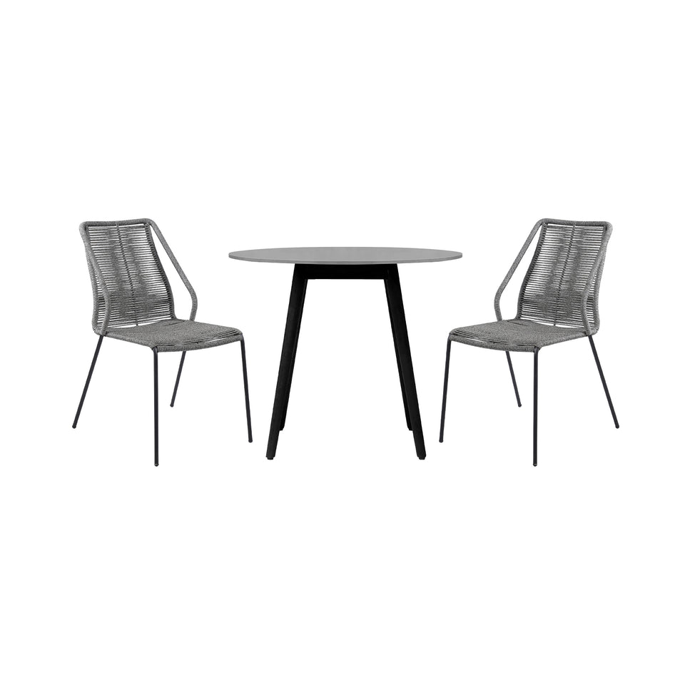 Kylie and Clip 3 Piece 36" Dining Set