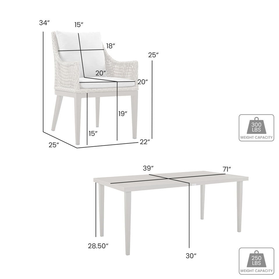 Grenada 7 Piece Outdoor Dining Set