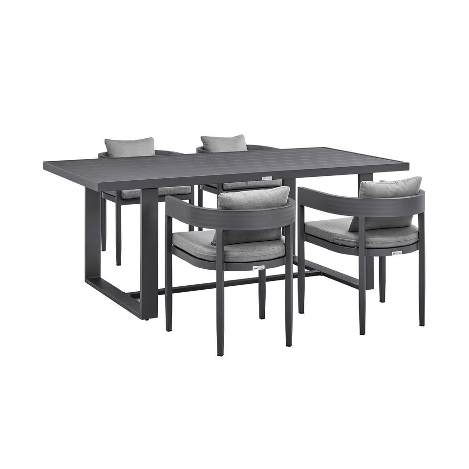 Menorca Outdoor 5-Piece Dining Table Set