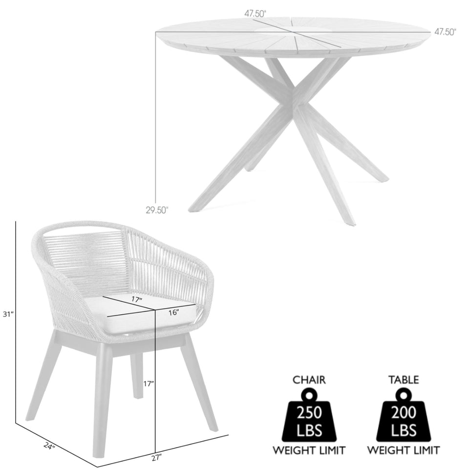Oasis Tutti Frutti 5 Piece Dining Set