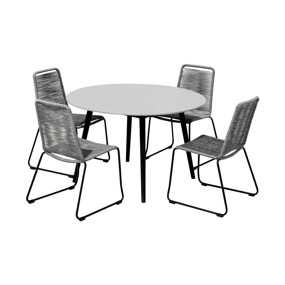 Kylie and Shasta 5 Piece Patio Dining Set